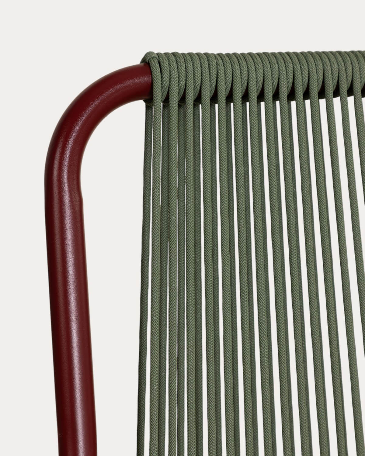 Chaise d'Extérieur avec Accoudoirs en Métal et en Corde Mayailer, image de la gelerie 4