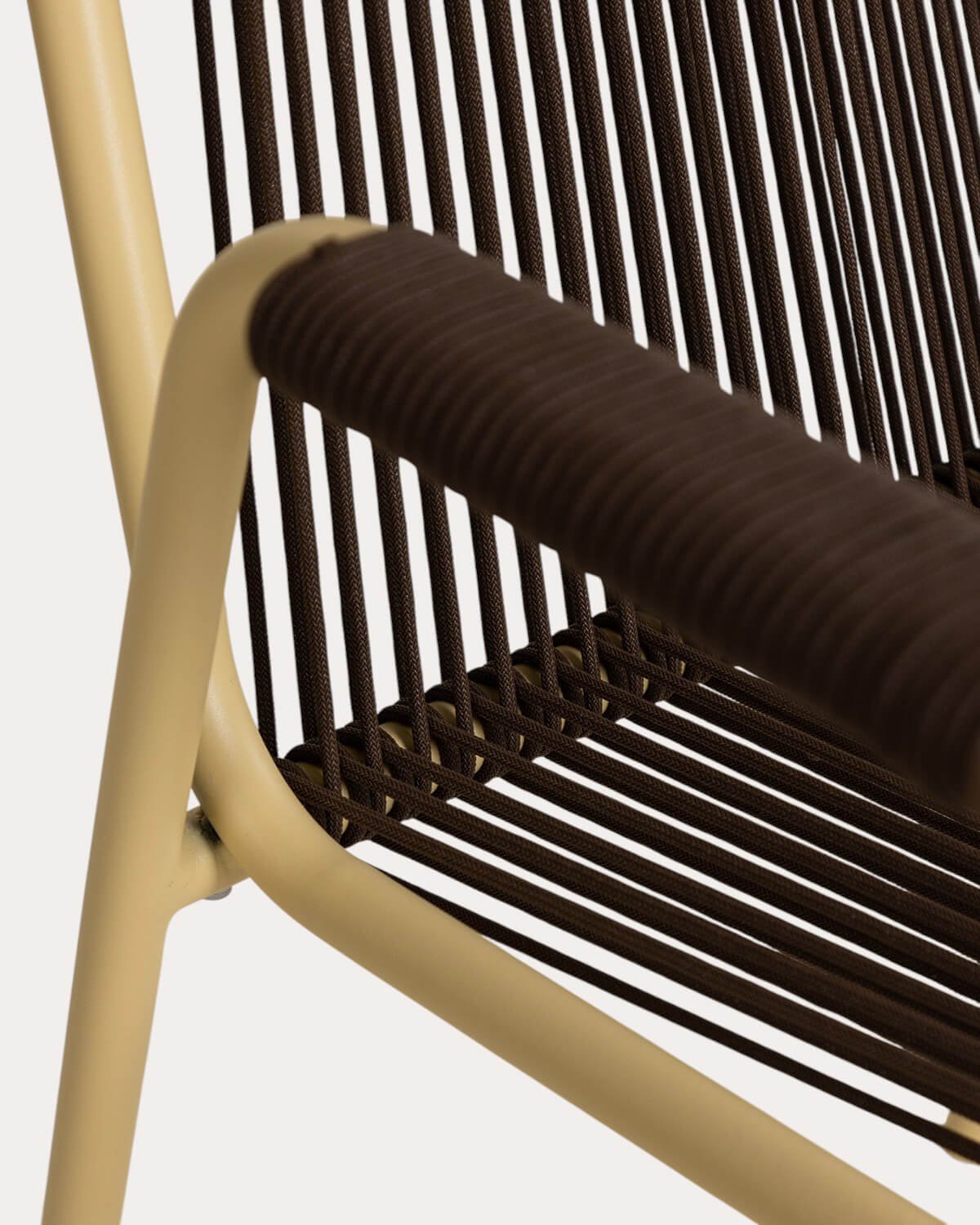 Chaise d'Extérieur avec Accoudoirs en Métal et en Corde Mayailer, image de la gelerie 5