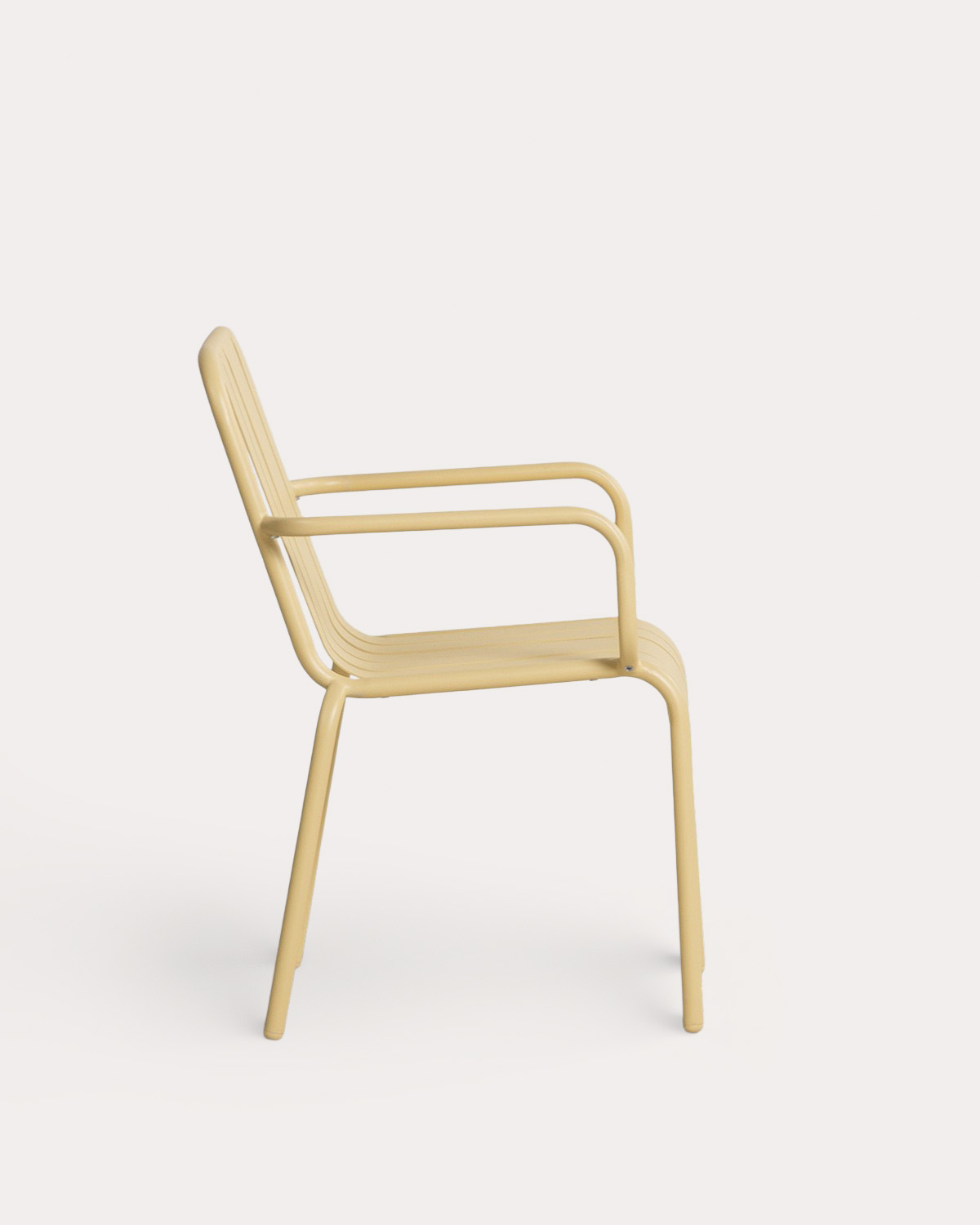 Pack 4 Chaises d'Extérieur avec Accoudoirs en Métal Tavo, image de la gelerie 4