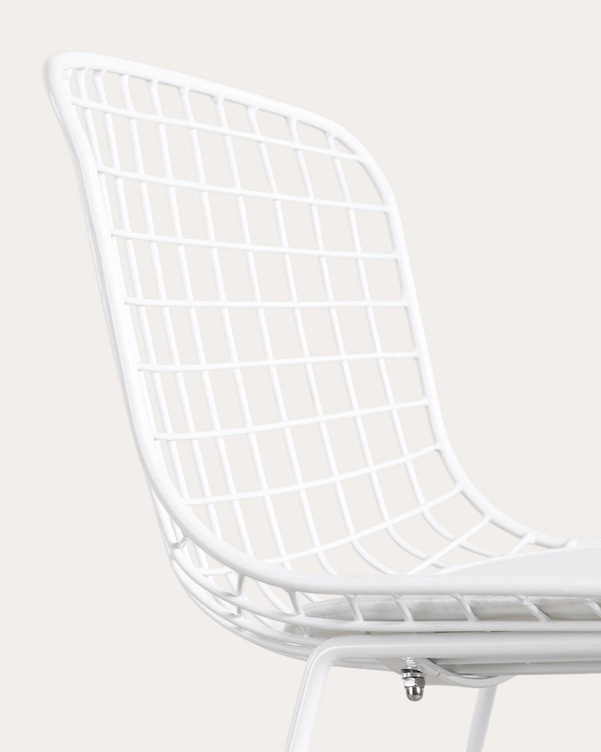 Tabouret Haut en Métal (66 cm) Dossier Bas Aras, image de la gelerie 3