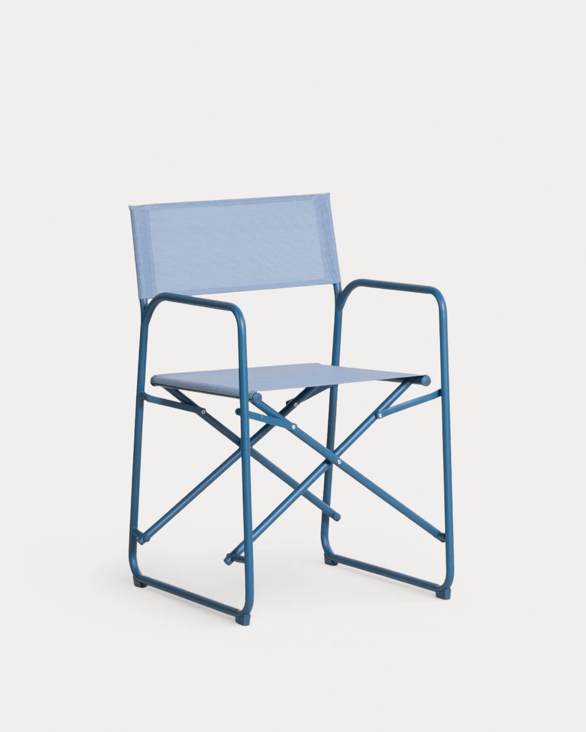 Chaise Pliante d'Extérieur en Métal et Tissu Bowye, image de la gelerie 1