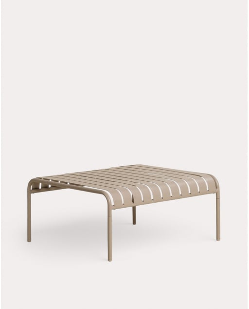 Table Basse d'Extérieur Rectangulaire en Métal (85x80 cm) Tavo