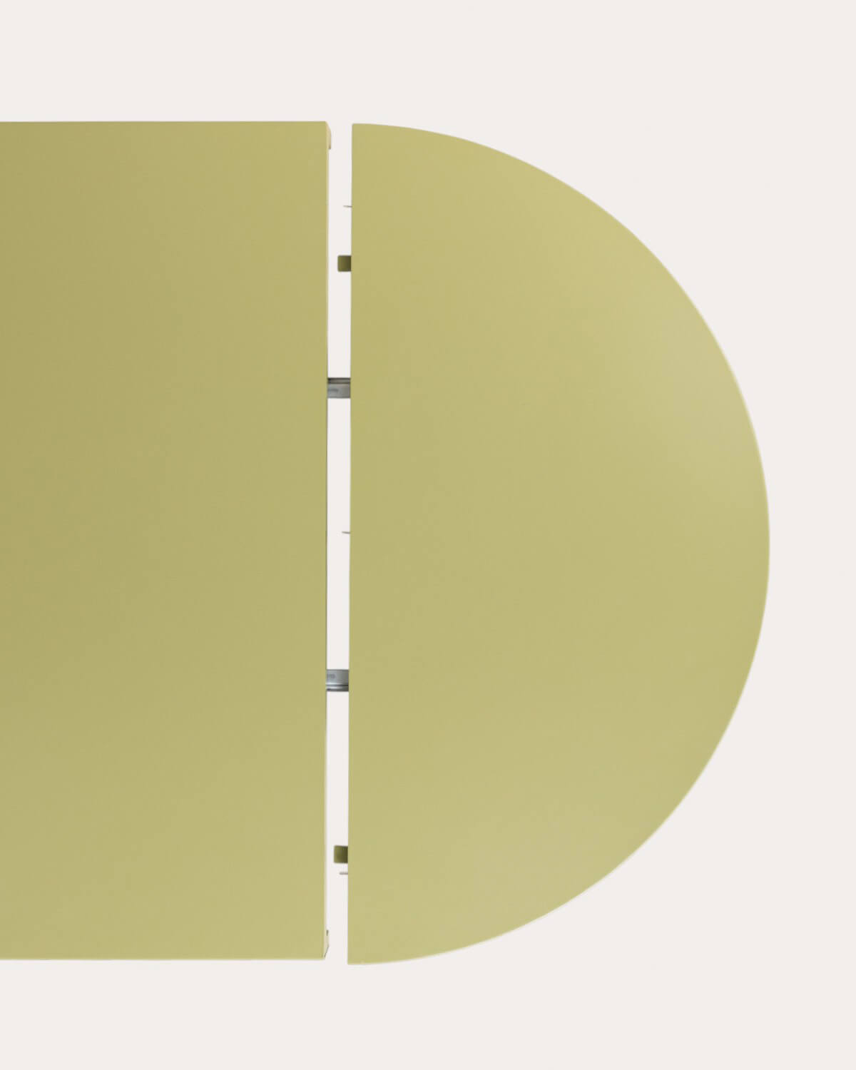 Table de Salle à Manger Ronde Extensible en Métal (Ø120-240x120 cm) Beca, image de la gelerie 9