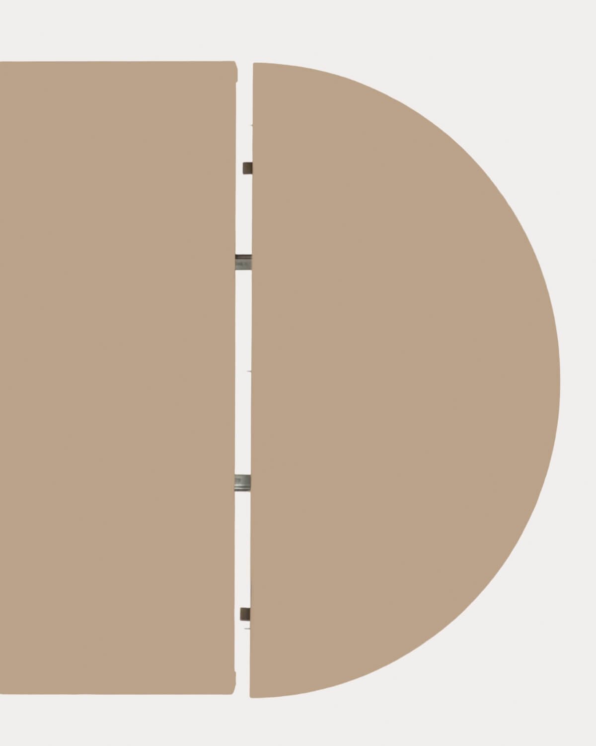 Table d'Extérieur Ronde Extensible en Aluminium (Ø120-240x120 cm) Beca, image de la gelerie 10