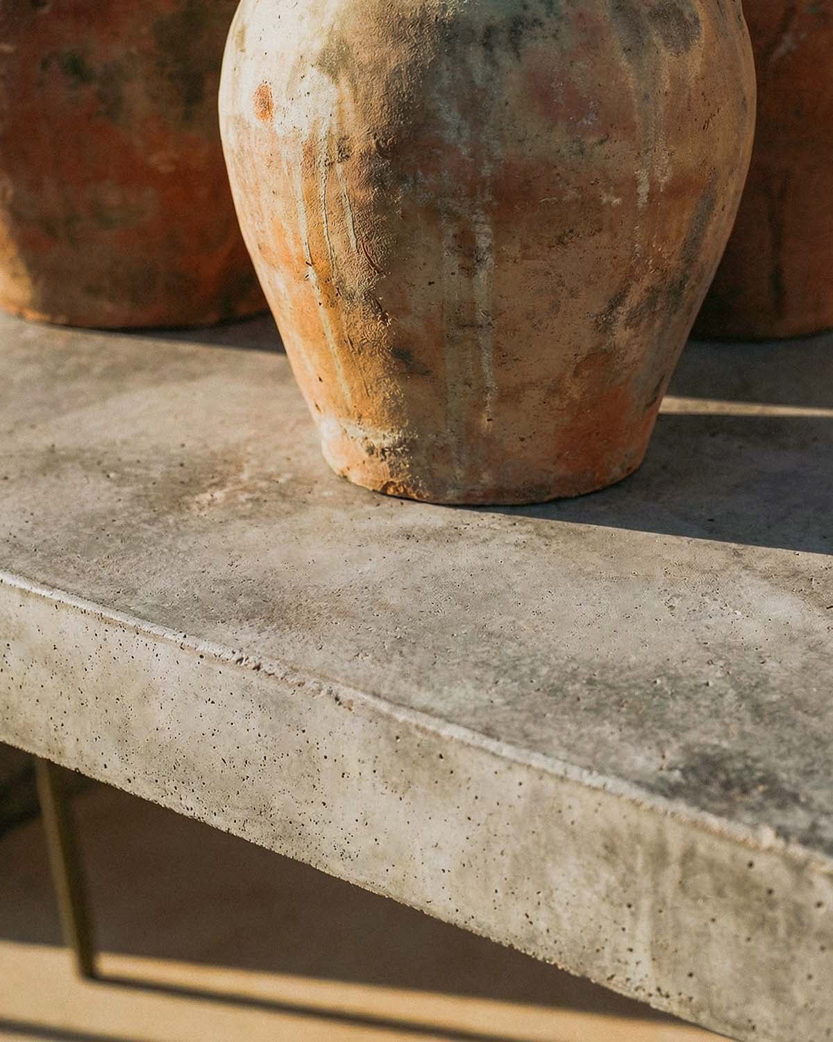 Table d'Extérieur Rectangulaire en Ciment (245x100 cm) Itxaso, image de la gelerie 3