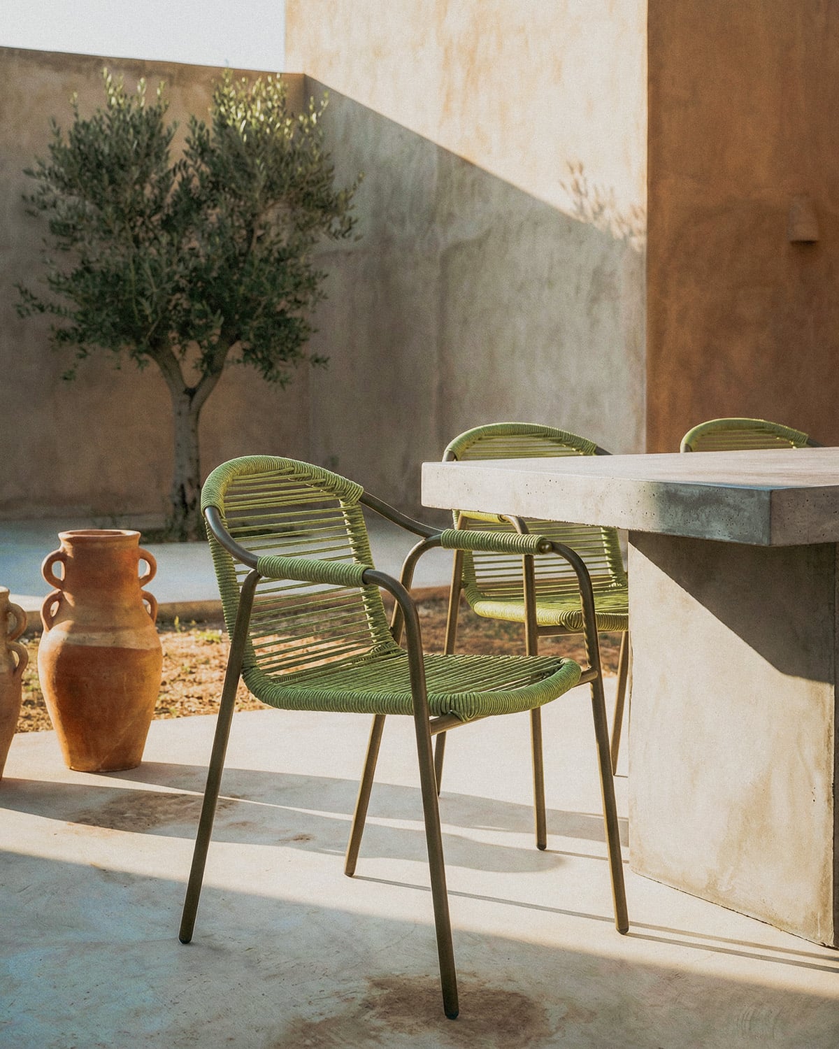 Chaise d'Extérieur en Métal et Corde Murna, image de la gelerie 2