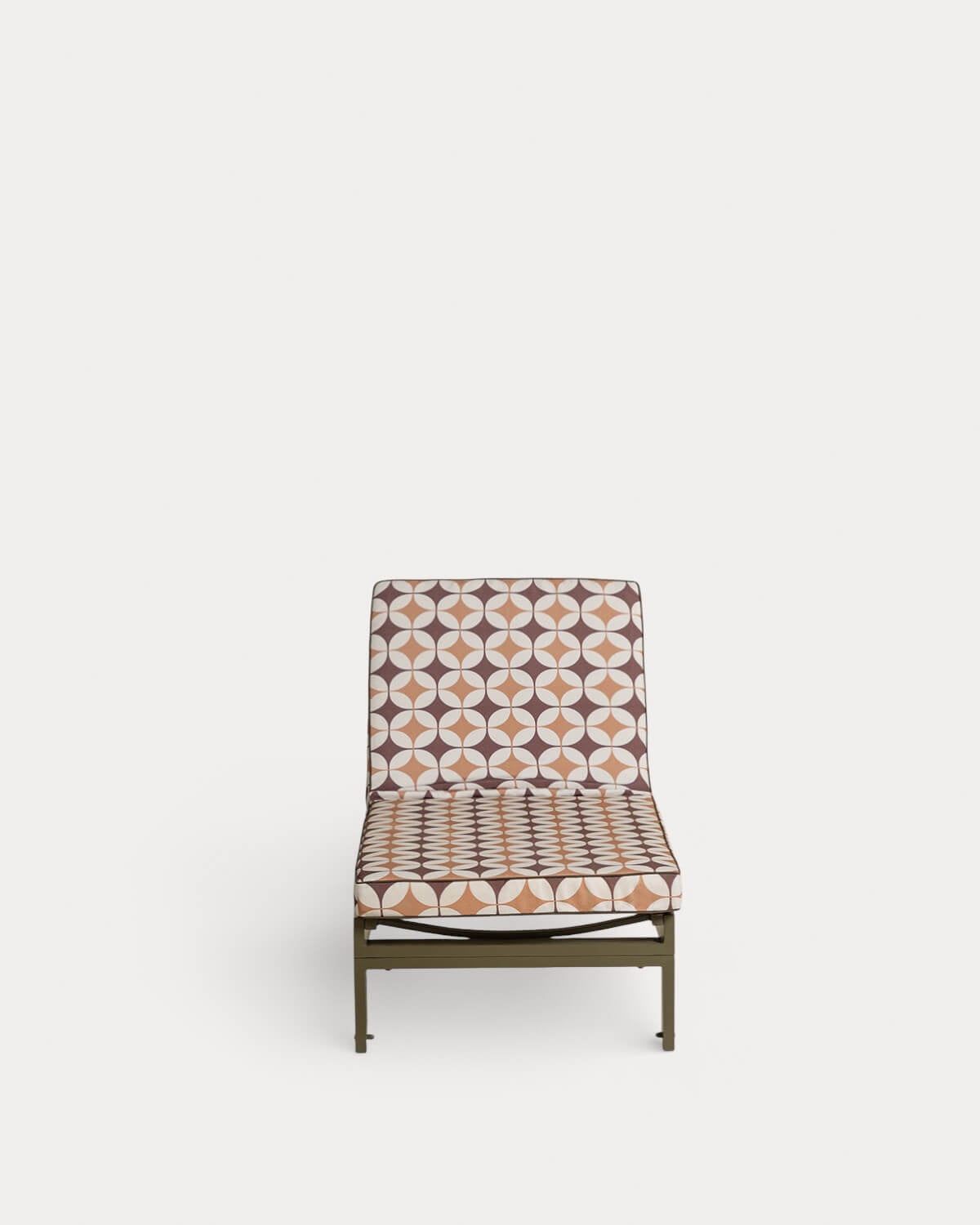 Chaise Longue Inclinable en Aluminium Kreta avec Coussin en Tissu Edimbra, image de la gelerie 7