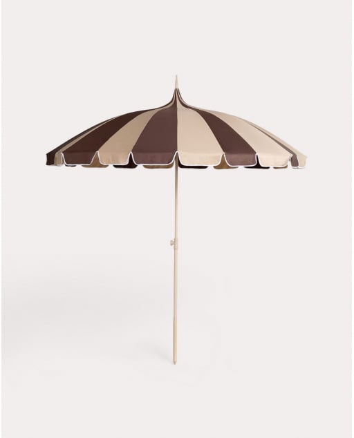 Parasol de Jardin et de Terrasse (Ø210 cm) Xabi - Marron Chocolat
