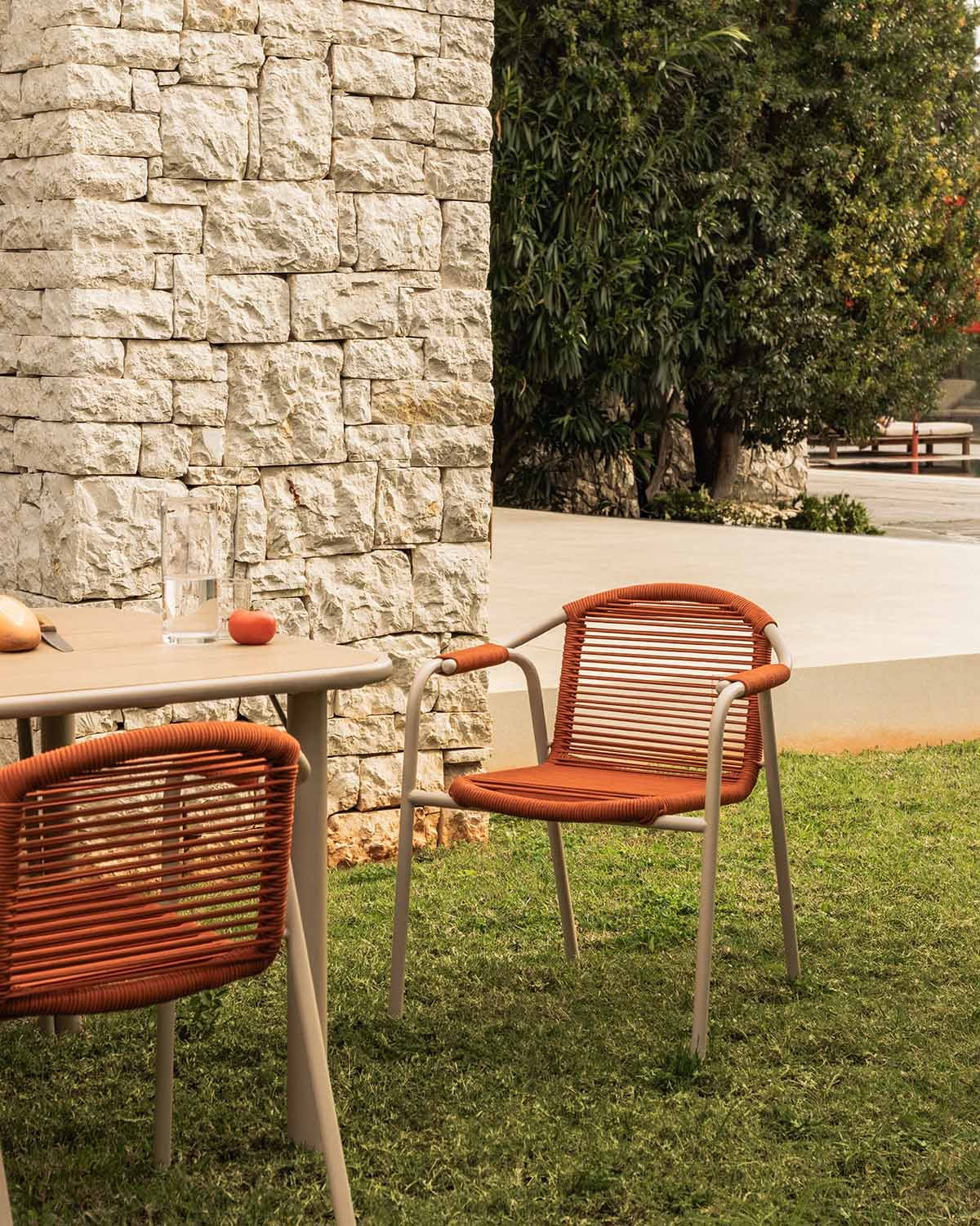 Chaise d'Extérieur en Métal et Corde Murna, image de la gelerie 2