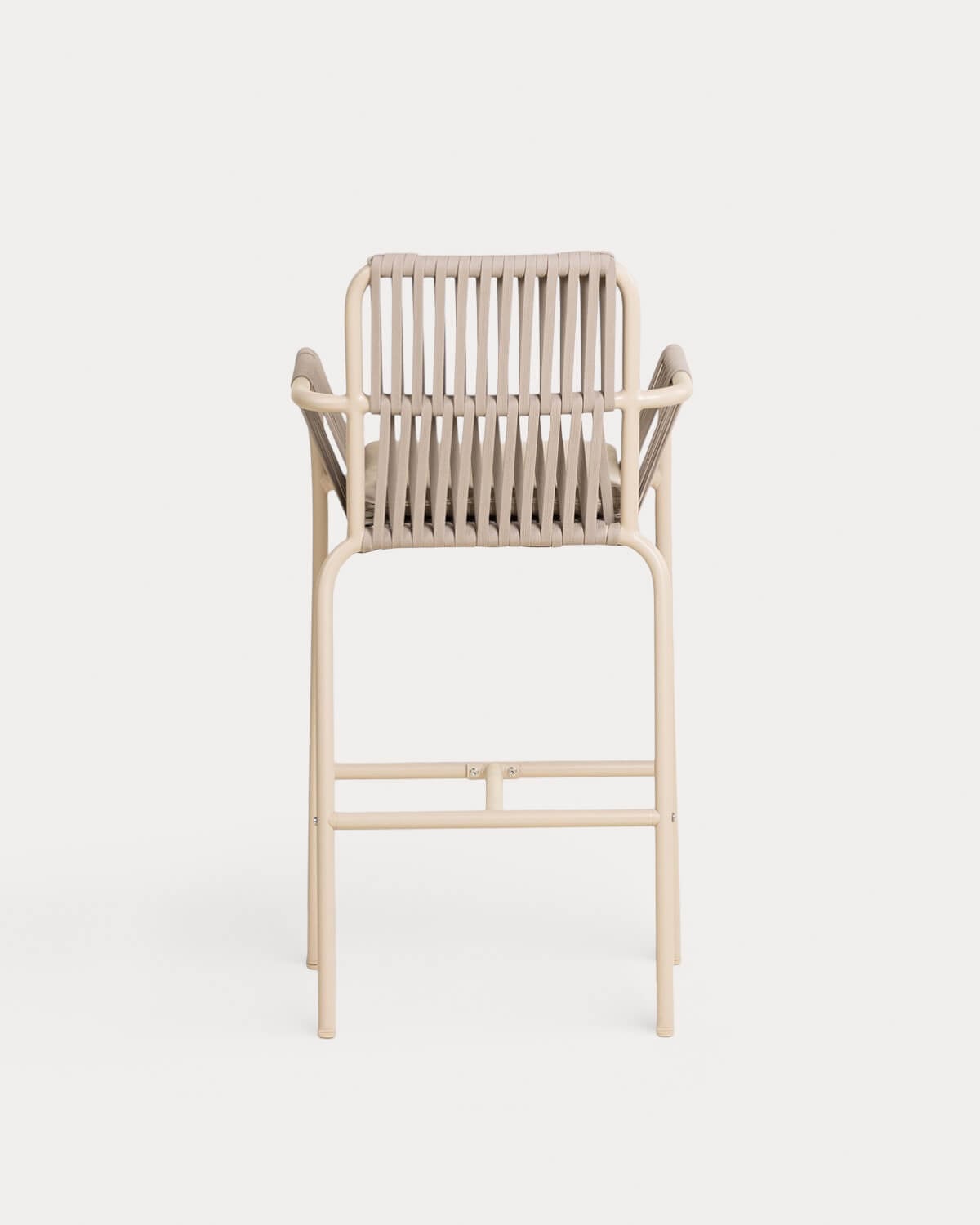 Tabouret Haut en Métal et Corde (75 cm) Drian, image de la gelerie 3