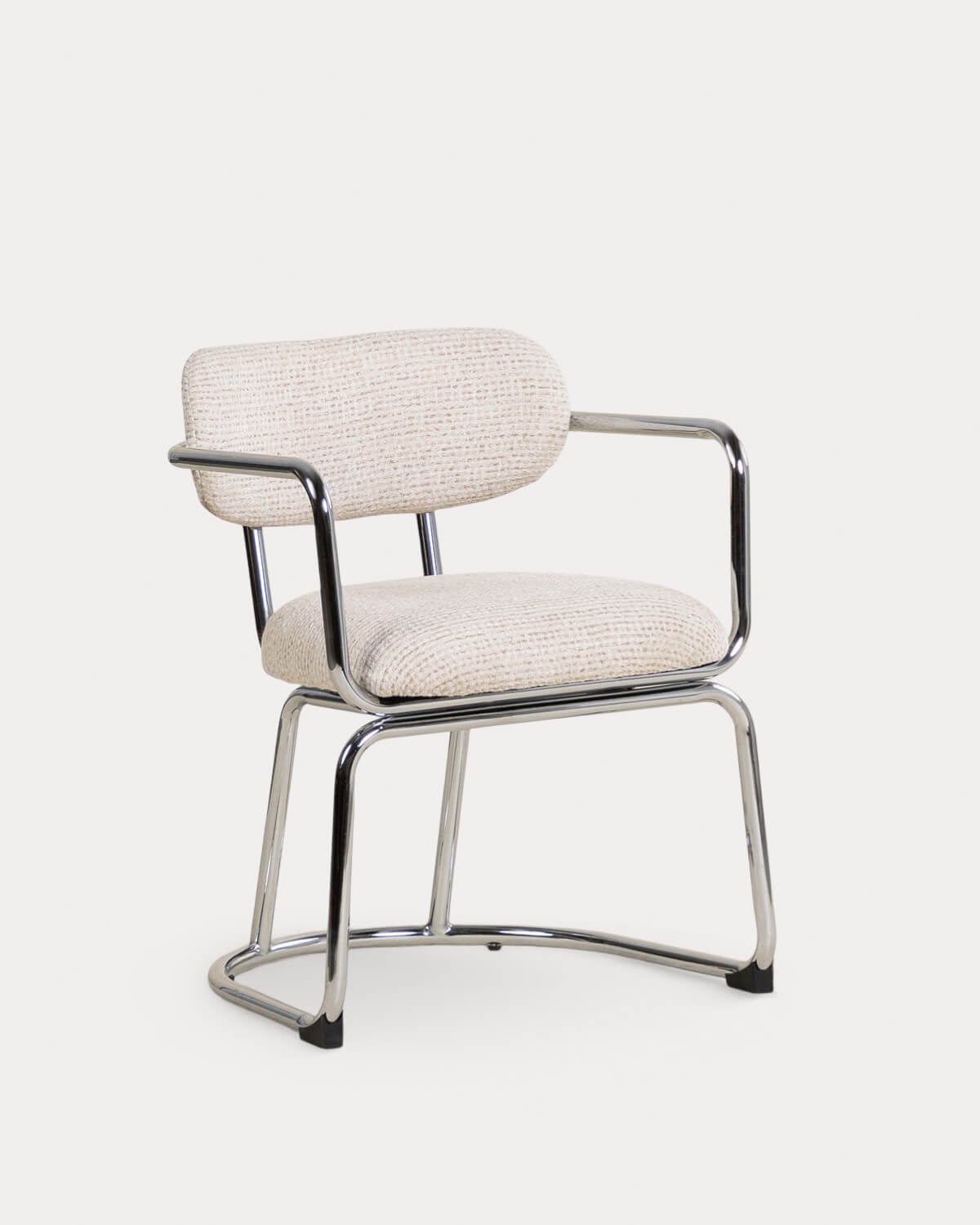 Pack 2 Chaises de Salle à Manger en Métal et Tissu Yeray, image de la gelerie 1