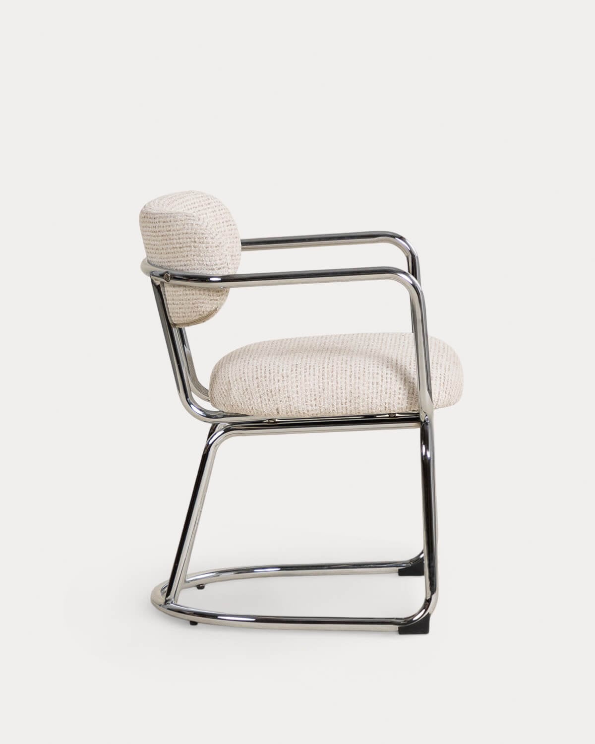 Pack 4 Chaises de Salle à Manger en Métal et Tissu Yeray, image de la gelerie 4