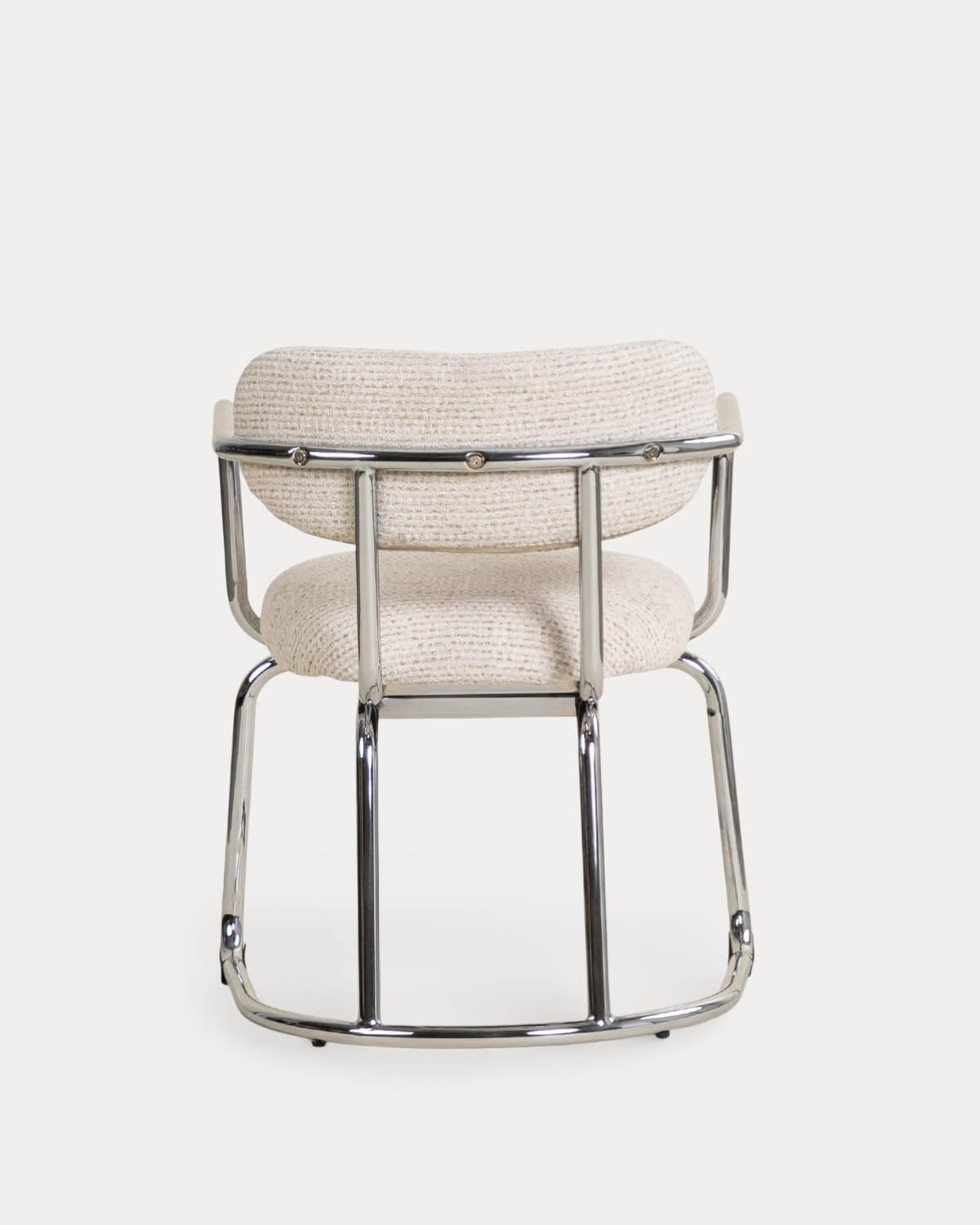 Pack 4 Chaises de Salle à Manger en Métal et Tissu Yeray, image de la gelerie 5