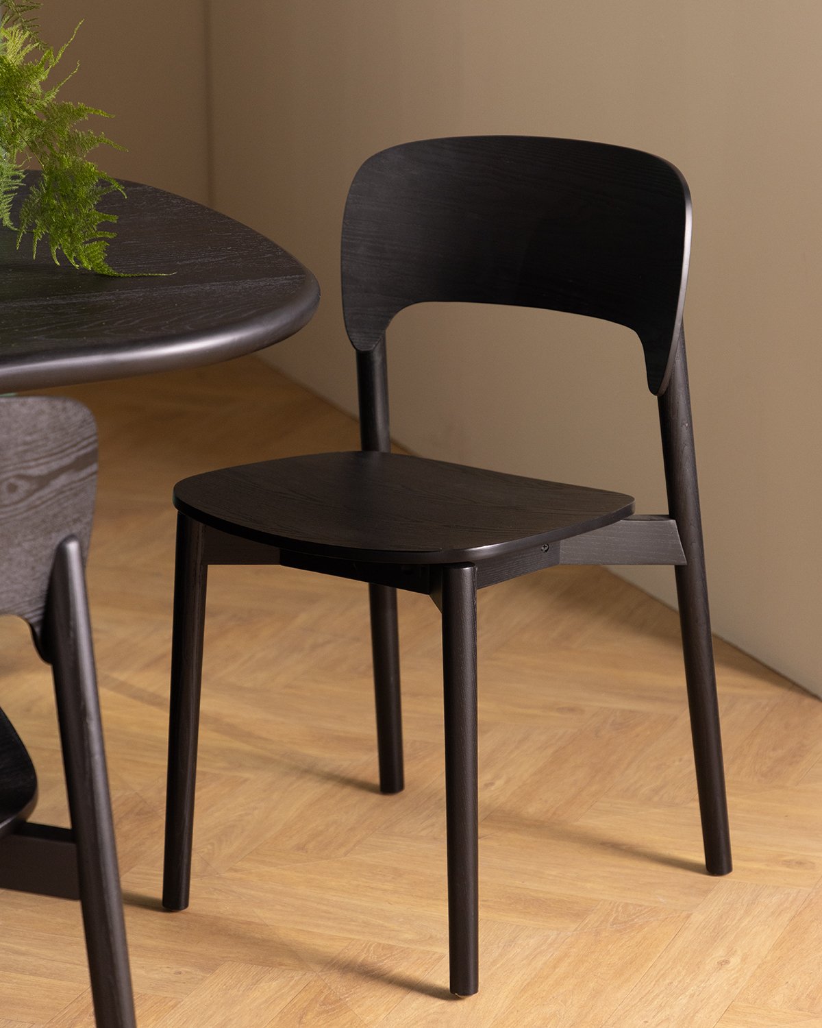 Ensemble Table de Salle à Manger Rectangulaire (220x110 cm) Kuroen et 8 Chaises en Bois Josef, image de la gelerie 3