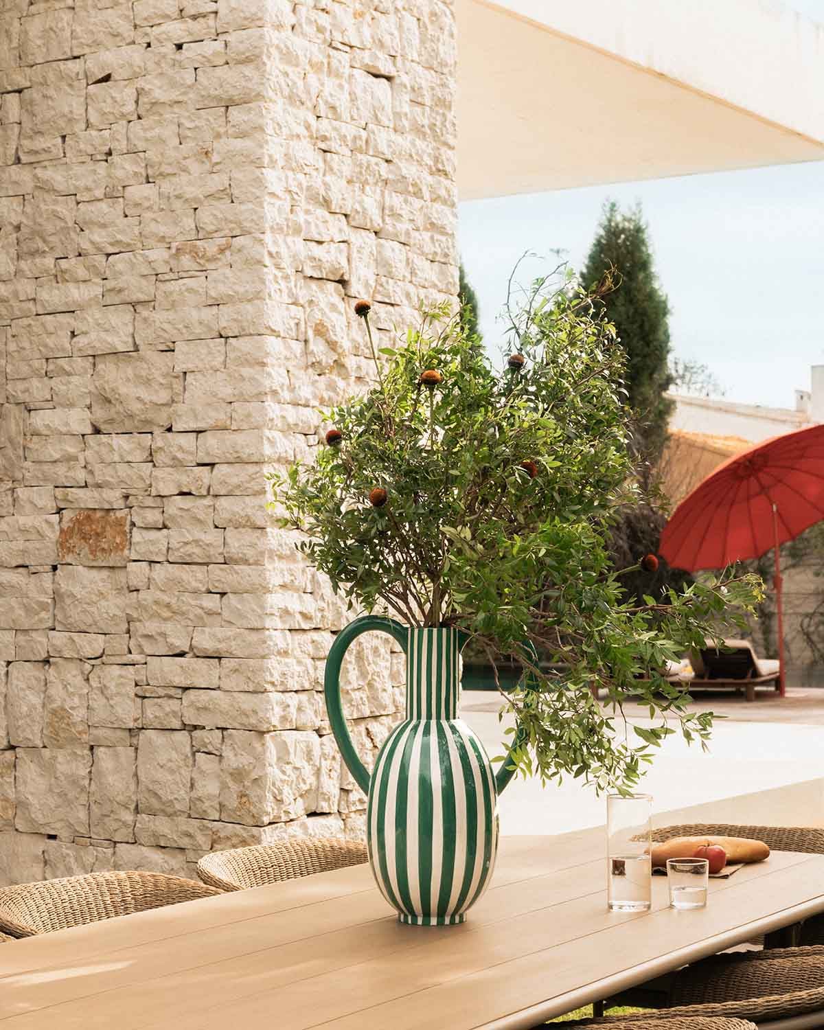 Grand Vase en Dolomite XL Peral Line , image de la gelerie 2