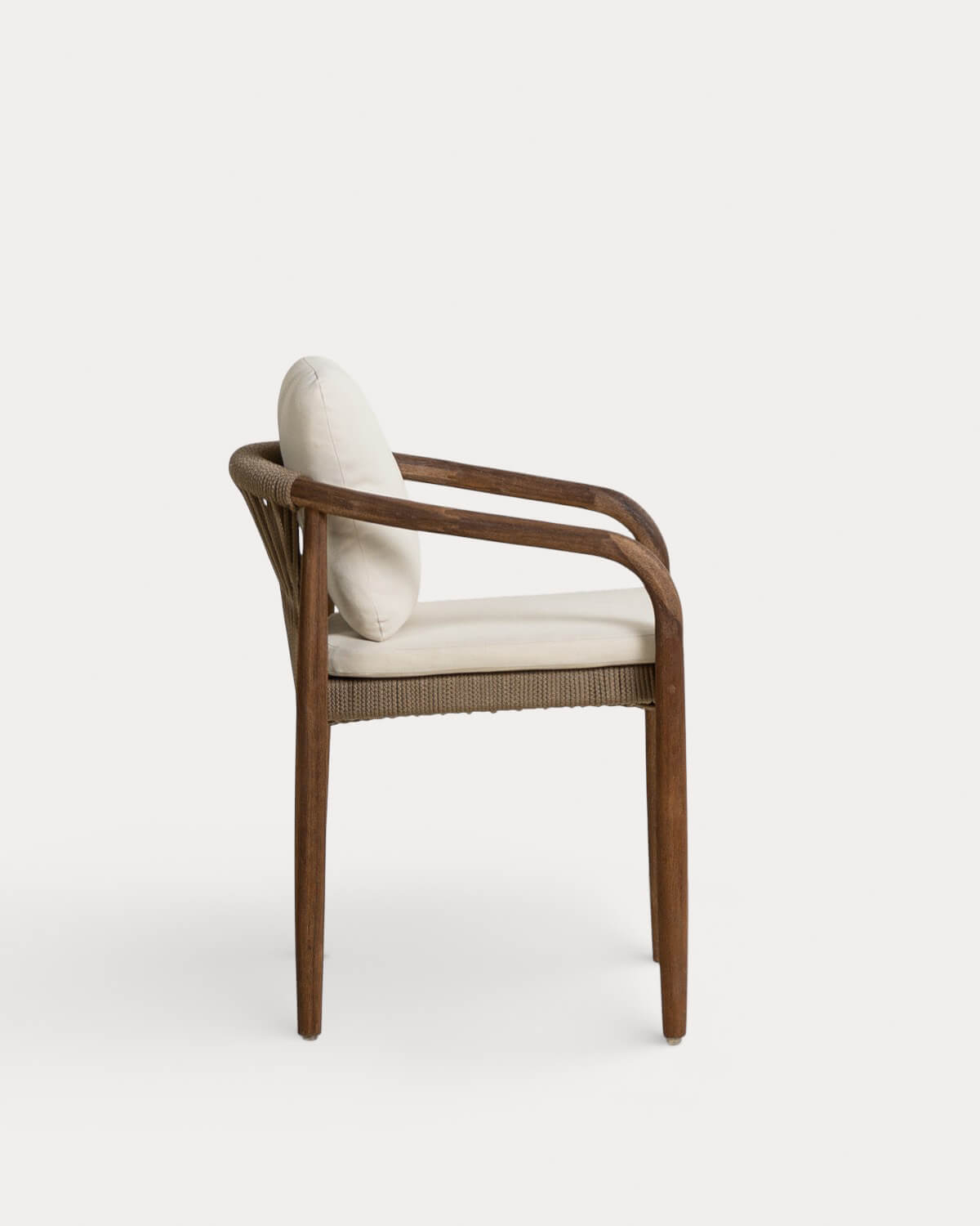 Pack 2 Chaises de Salle à Manger en Bois d'Acacia avec Coussin Loli, image de la gelerie 2