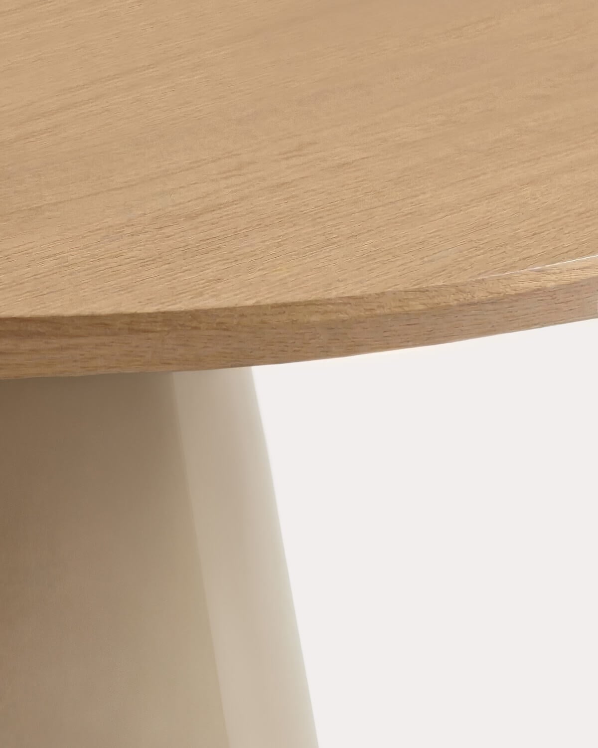 Table de Salle à Manger Ovale en Bois (220x110 cm) Roxenna, image de la gelerie 4