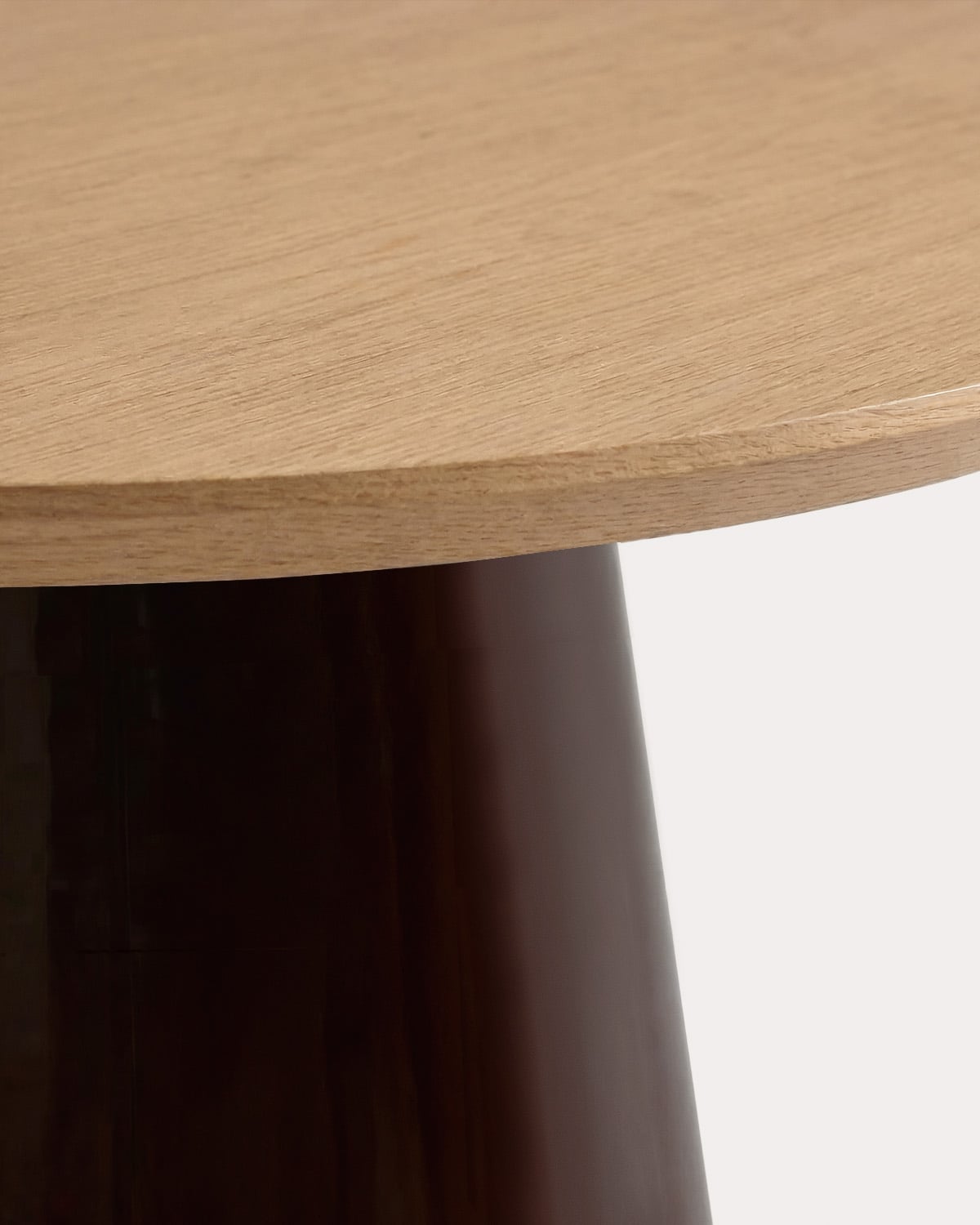 Table de Salle à Manger Ovale en Bois (220x110 cm) Roxenna, image de la gelerie 4