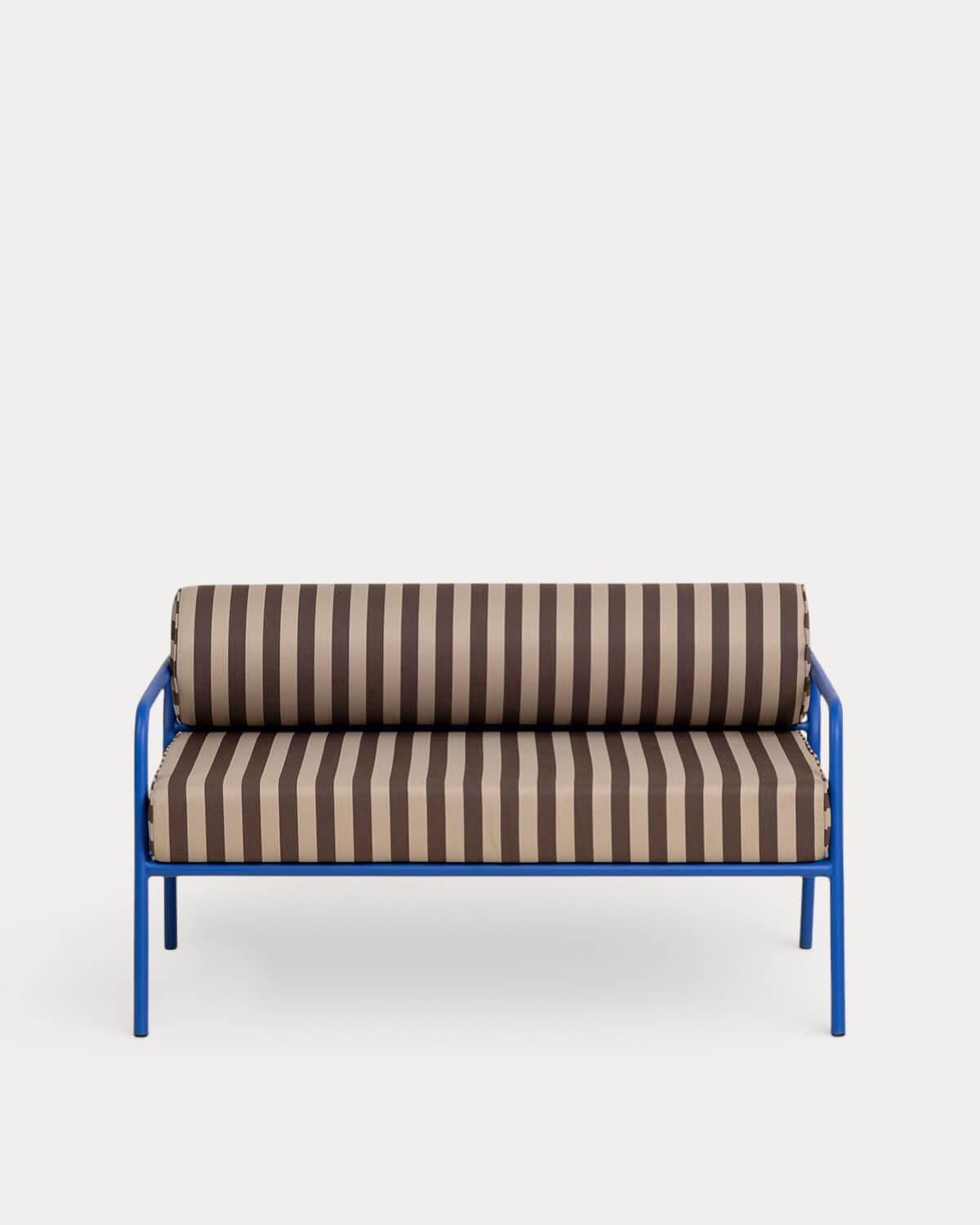 Canapé de Jardin 2 places en Métal et Tissu Mitha, image de la gelerie 4