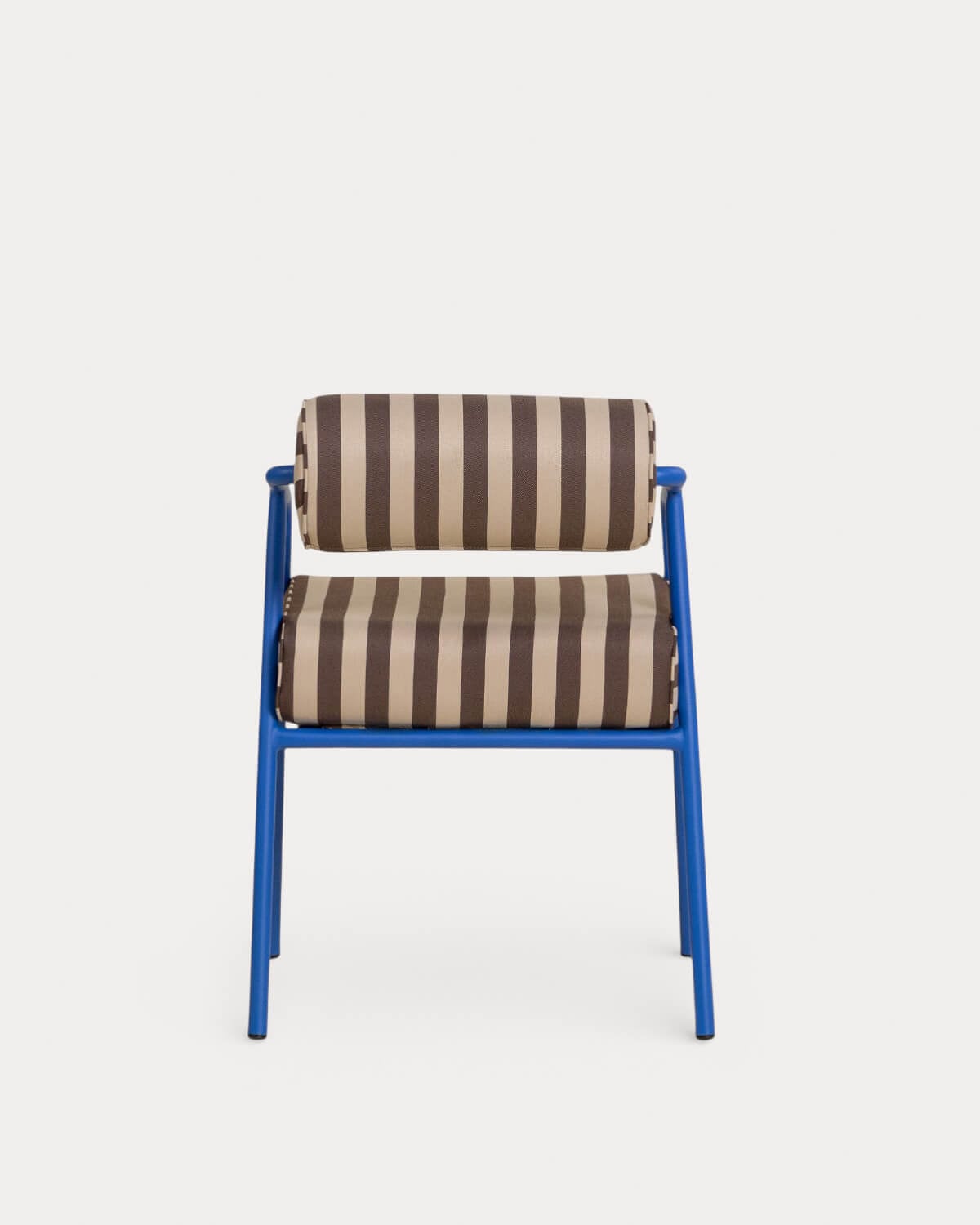 Pack 2 Chaises de Salle à Manger en Métal et Tissu Mitha, image de la gelerie 3