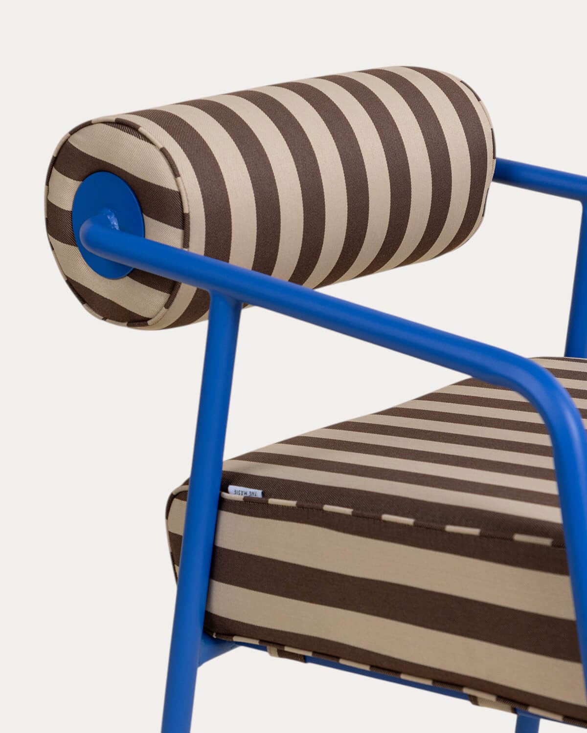 Pack 2 Chaises de Salle à Manger en Métal et Tissu Mitha, image de la gelerie 4