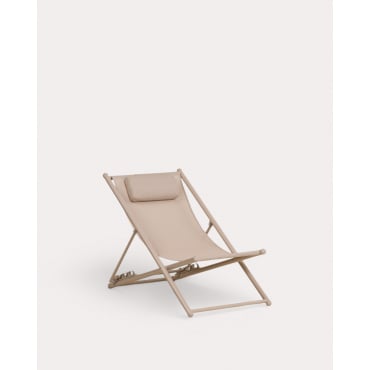 Hamac Inclinable en Métal et Tissu Ohiane Brun Clay - The Masie
