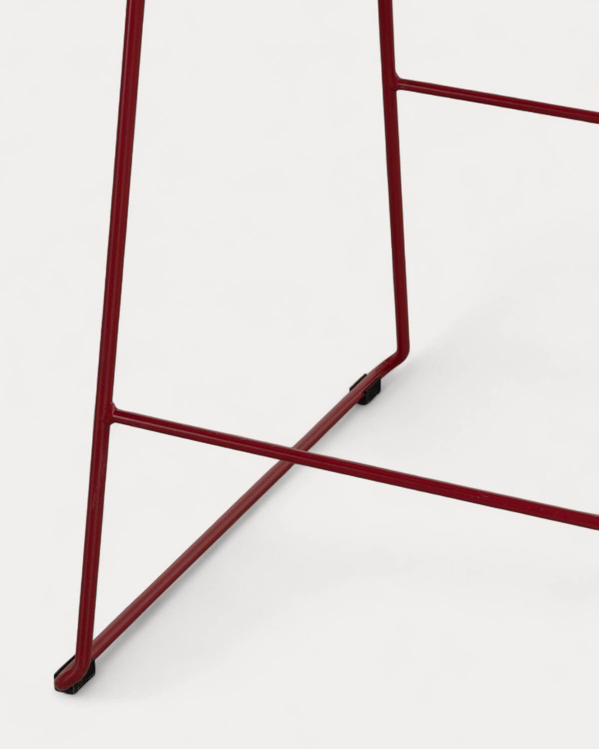 Pack de 4 Tabourets Hauts en Acier (66 cm) Dossier Bas Aras, image de la gelerie 8
