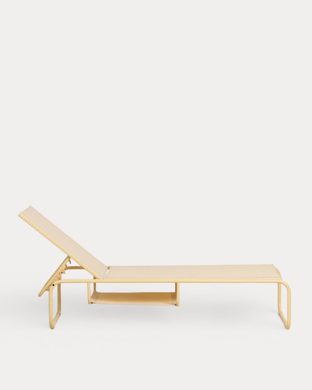 Chaise Longue Inclinable en Métal et Tissu Ohiane, image de la gelerie 2