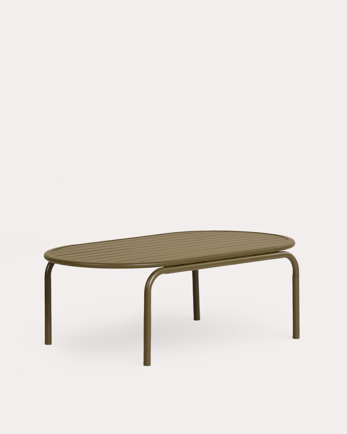 Ensemble de Jardin Comprenant un Canapé 2 Places, 2 Fauteuils, 1 Table Basse et 1 Table d'Appoint en Métal et Tissu Jazmin, image de la gelerie 5