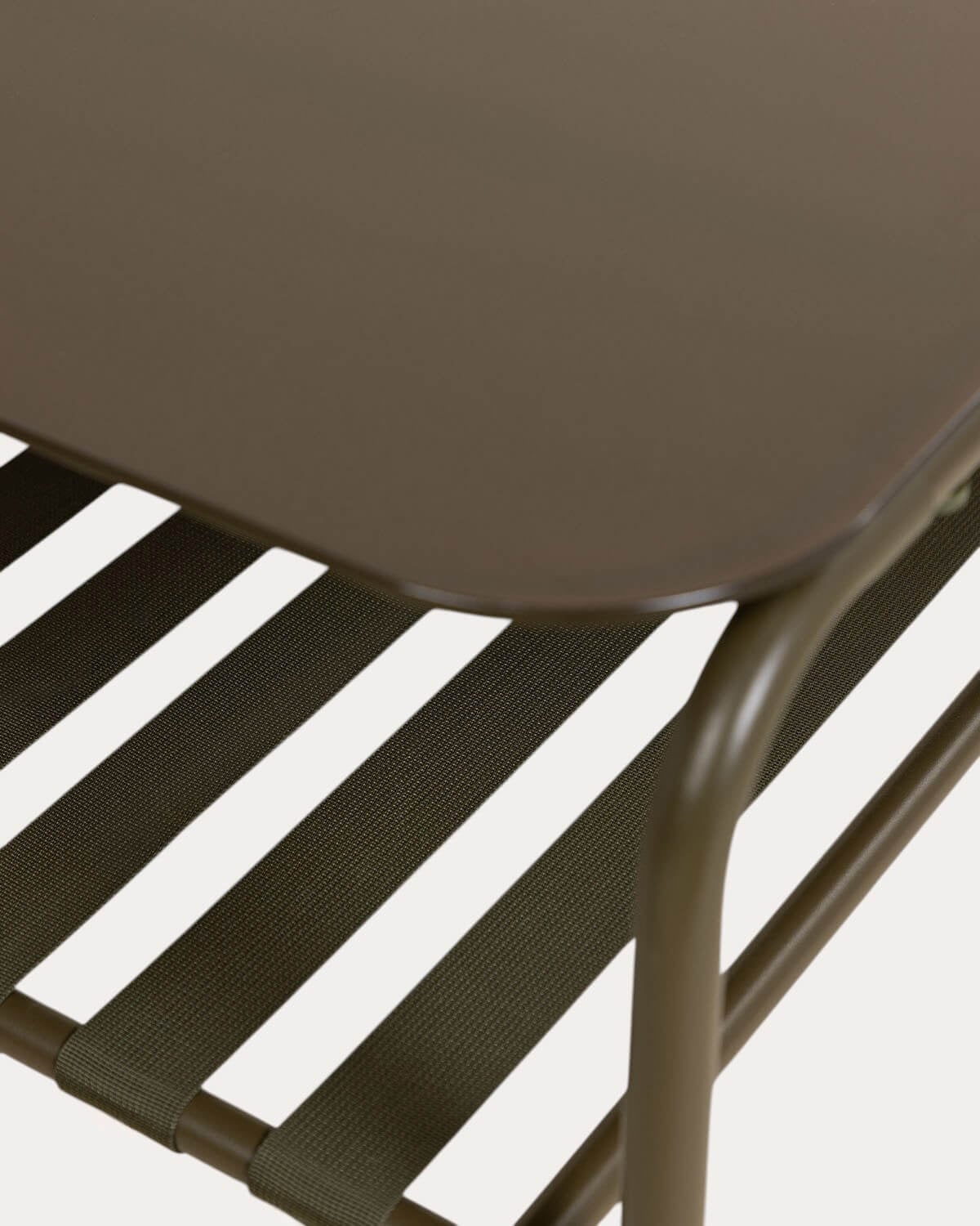 Ensemble de Jardin avec Canapé 2 Places, 2 Fauteuils et Table Basse en Métal et Tissu Ohiane, image de la gelerie 8