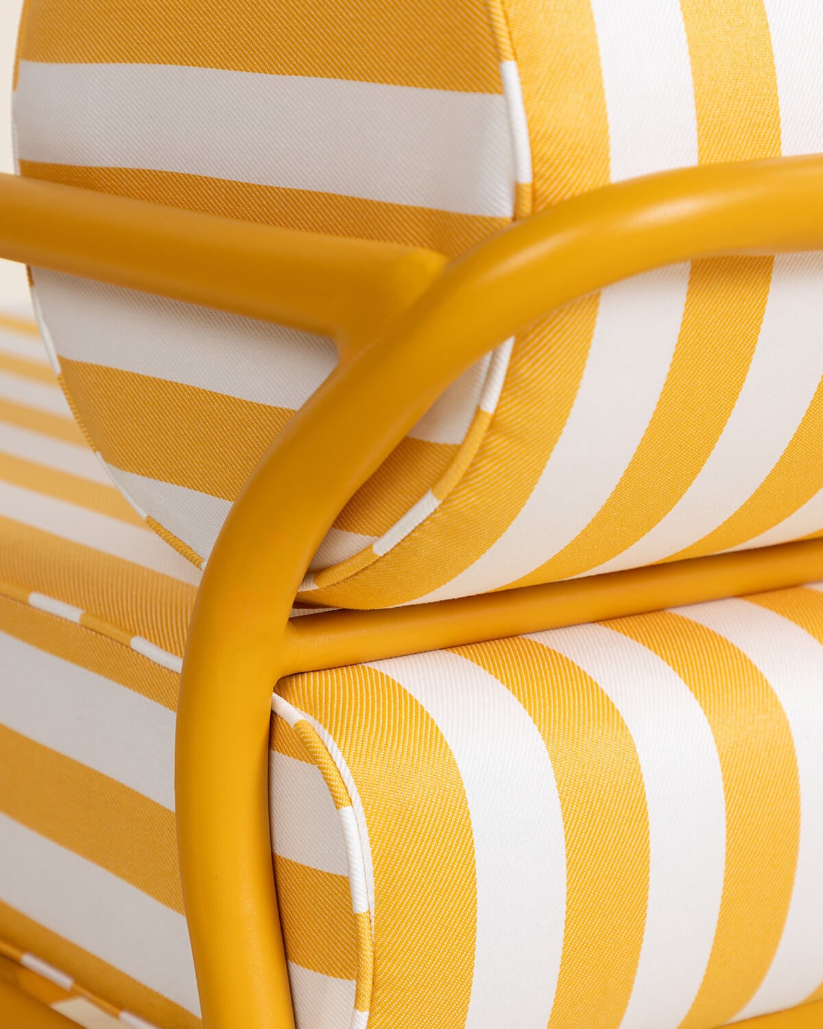 Pack 2 Fauteuils de Jardin en Métal et Tissu Mitha, image de la gelerie 4