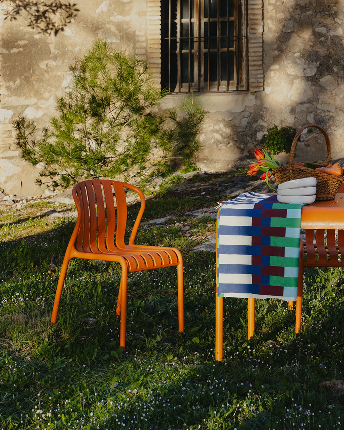 Pack 4 Chaises d'Extérieur en Polypropylène Baztan, image de la gelerie 2