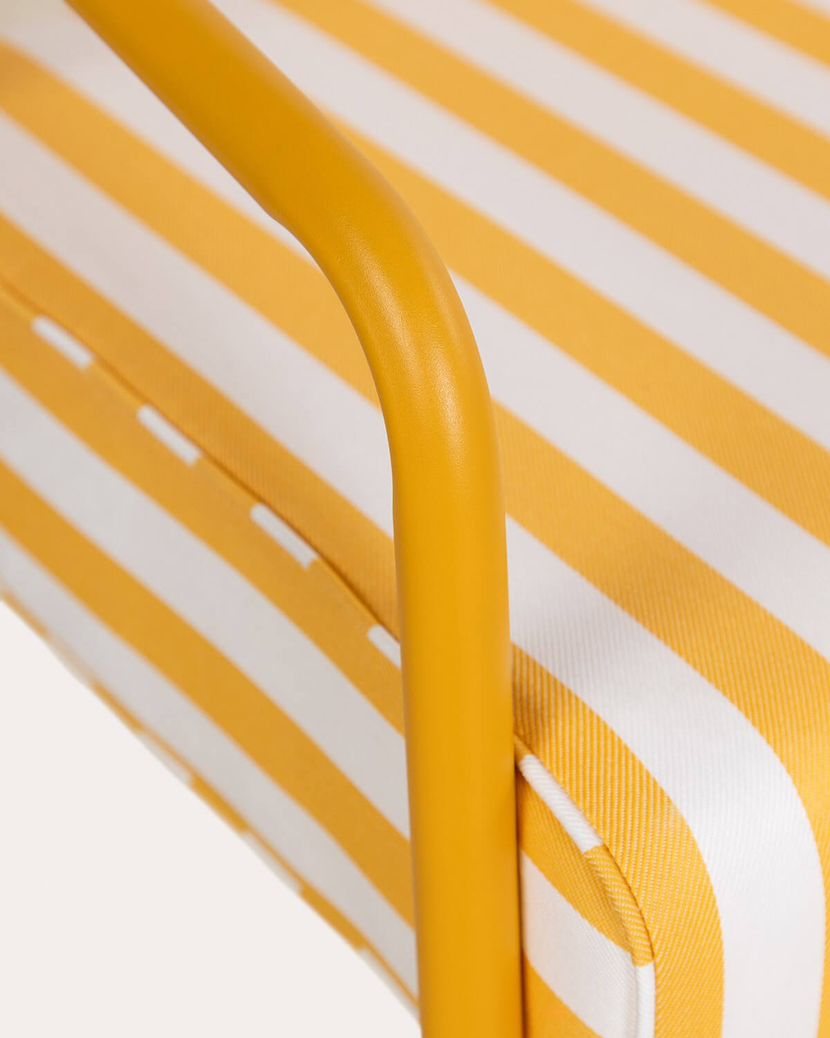 Pack 2 Chaises d'Extérieur en Métal et Tissu Mitha, image de la gelerie 7