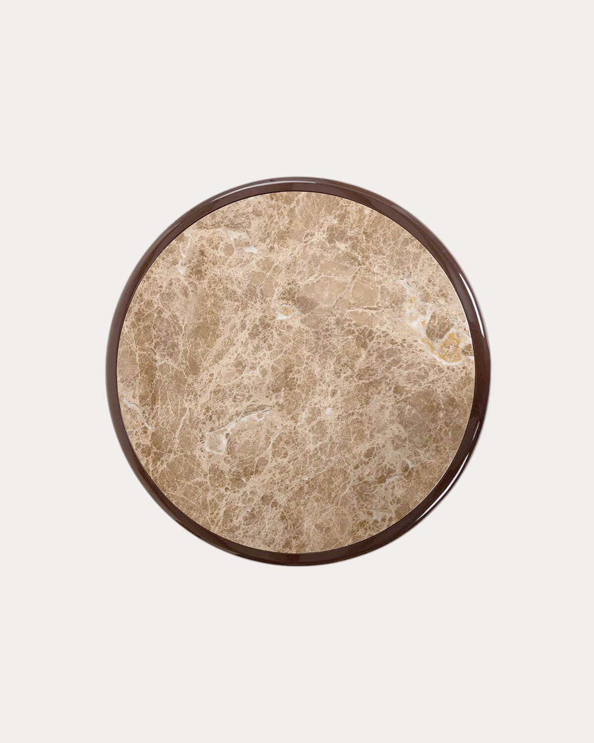 Table Basse Ronde en Marbre et Bois (Ø90 cm) Hellie, image de la gelerie 3