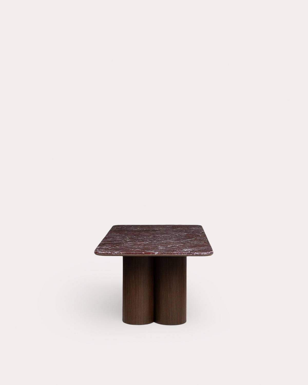 Table de Salle à Manger Rectangulaire en Marbre et Bois (240x110 cm) Aegir, image de la gelerie 4