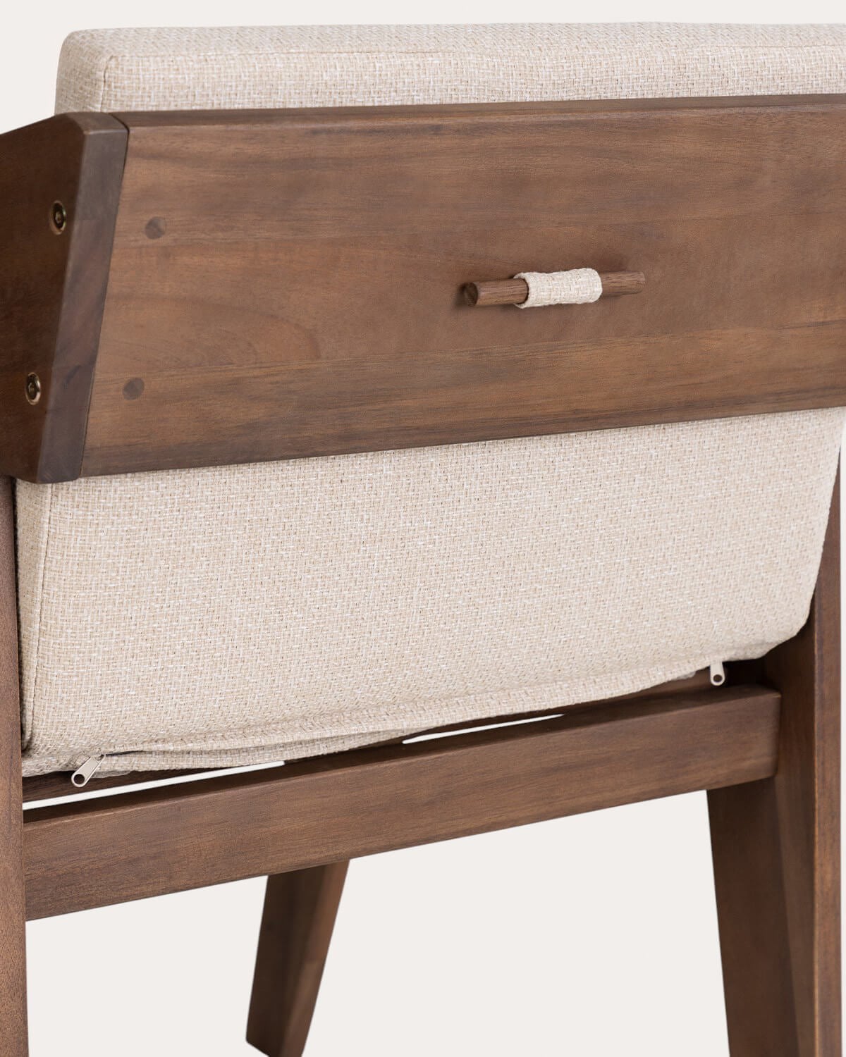 Ensemble Table Extensible Rectangulaire (225-330x100 cm) Ubel et 8 Fauteuils en Bois d'Acacia Tanon pour Usage Extérieur, image de la gelerie 5115198