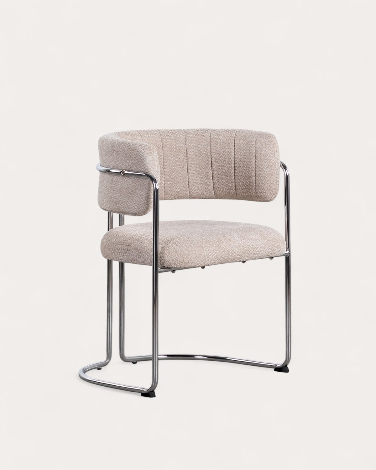 Chaise de Salle à Manger en Tissu et Métal Petra, image de la gelerie 1