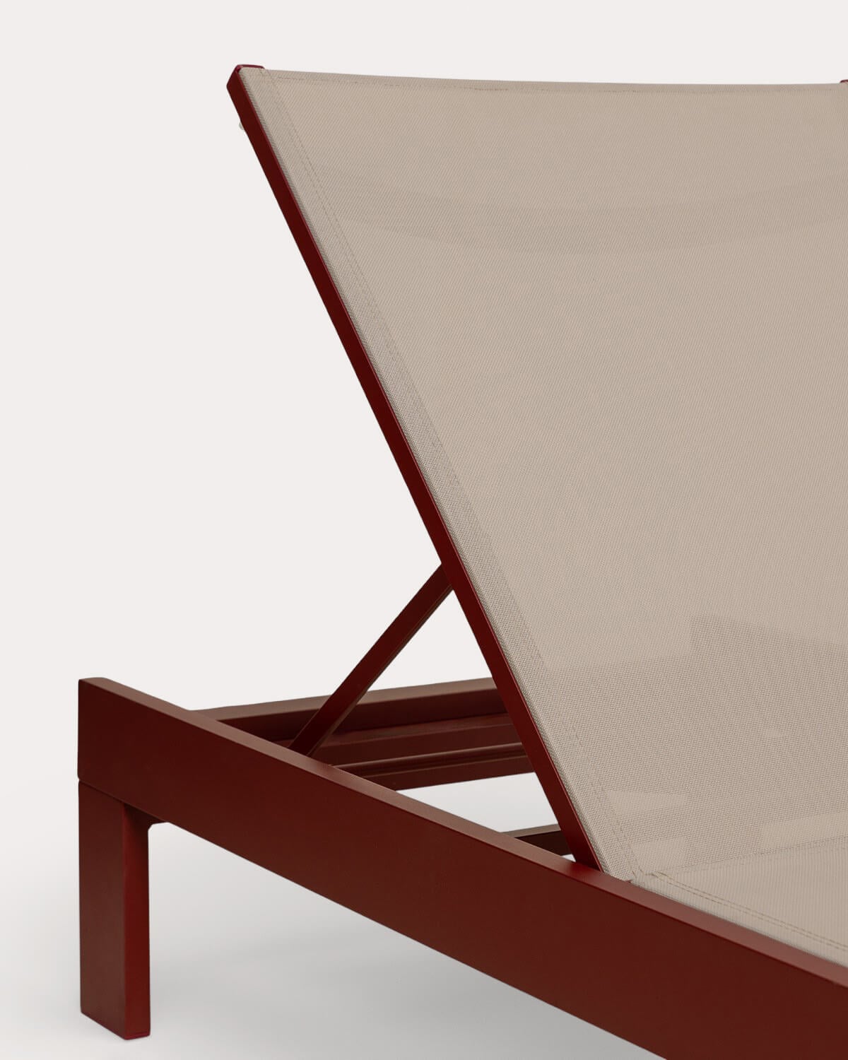 Pack 2 Chaises Longues Inclinables en Aluminium avec Coussin Rayé New Kreta, image de la gelerie 5
