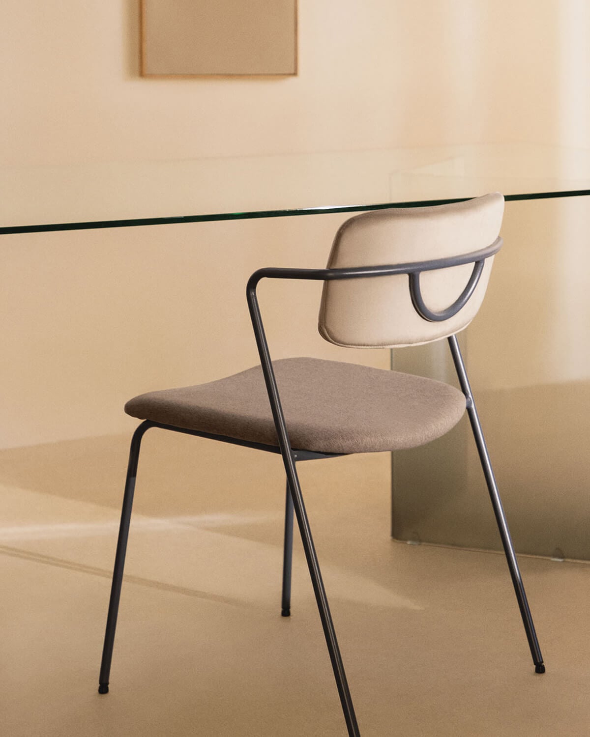 Chaise de Salle à Manger en Velours et Tissu Irun, image de la gelerie 2