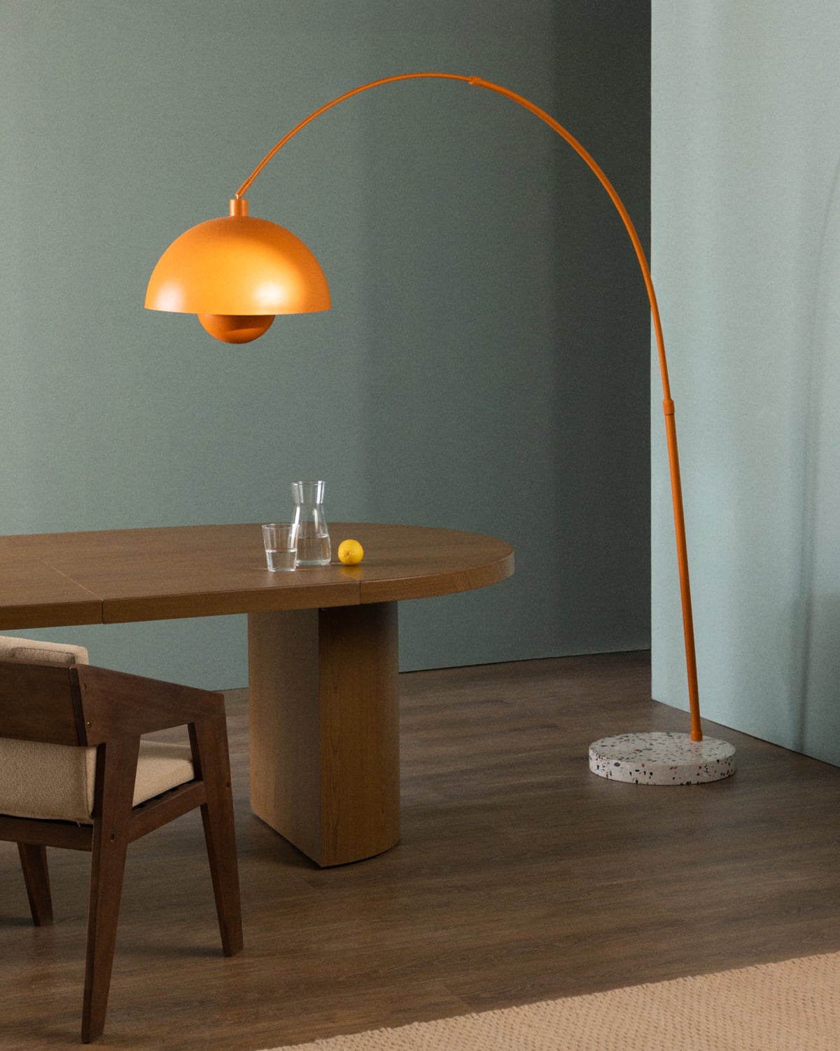 Lampadaire en Métal et Marbre Gasperi, image de la gelerie 2