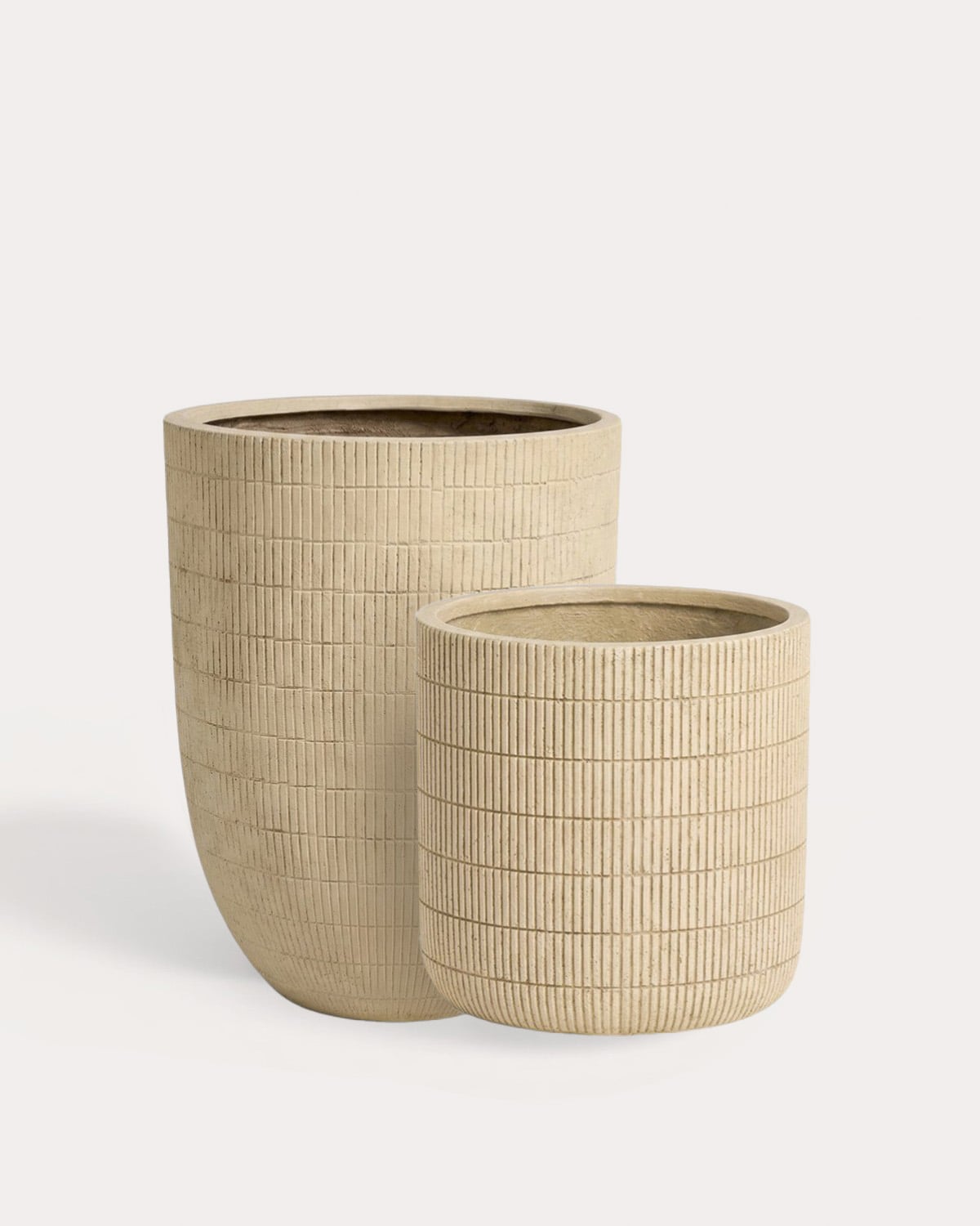 Ensemble de 2 Pots en Ciment Potos, image de la gelerie 1