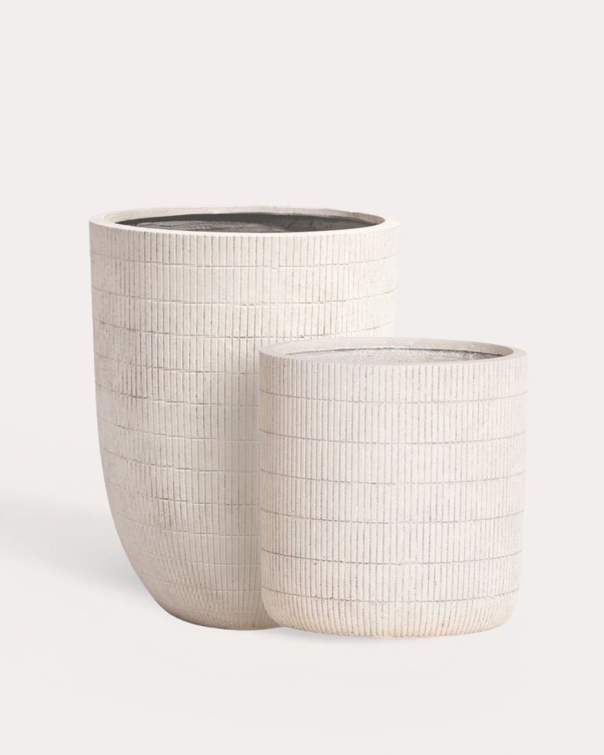 Ensemble de 2 Pots en Ciment Potos, image de la gelerie 1