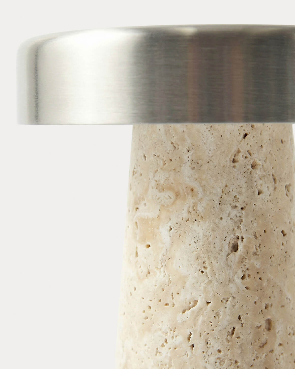 Lampe de Table d'Extérieur sans Fil à LED en Marbre et Métal Mysha, image de la gelerie 8