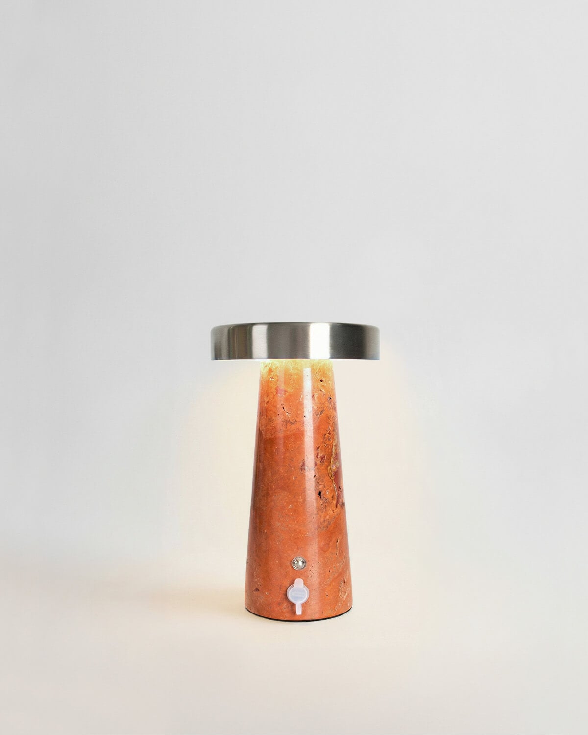 Lampe de Table d'Extérieur sans Fil à LED en Marbre et Métal Mysha, image de la gelerie 4