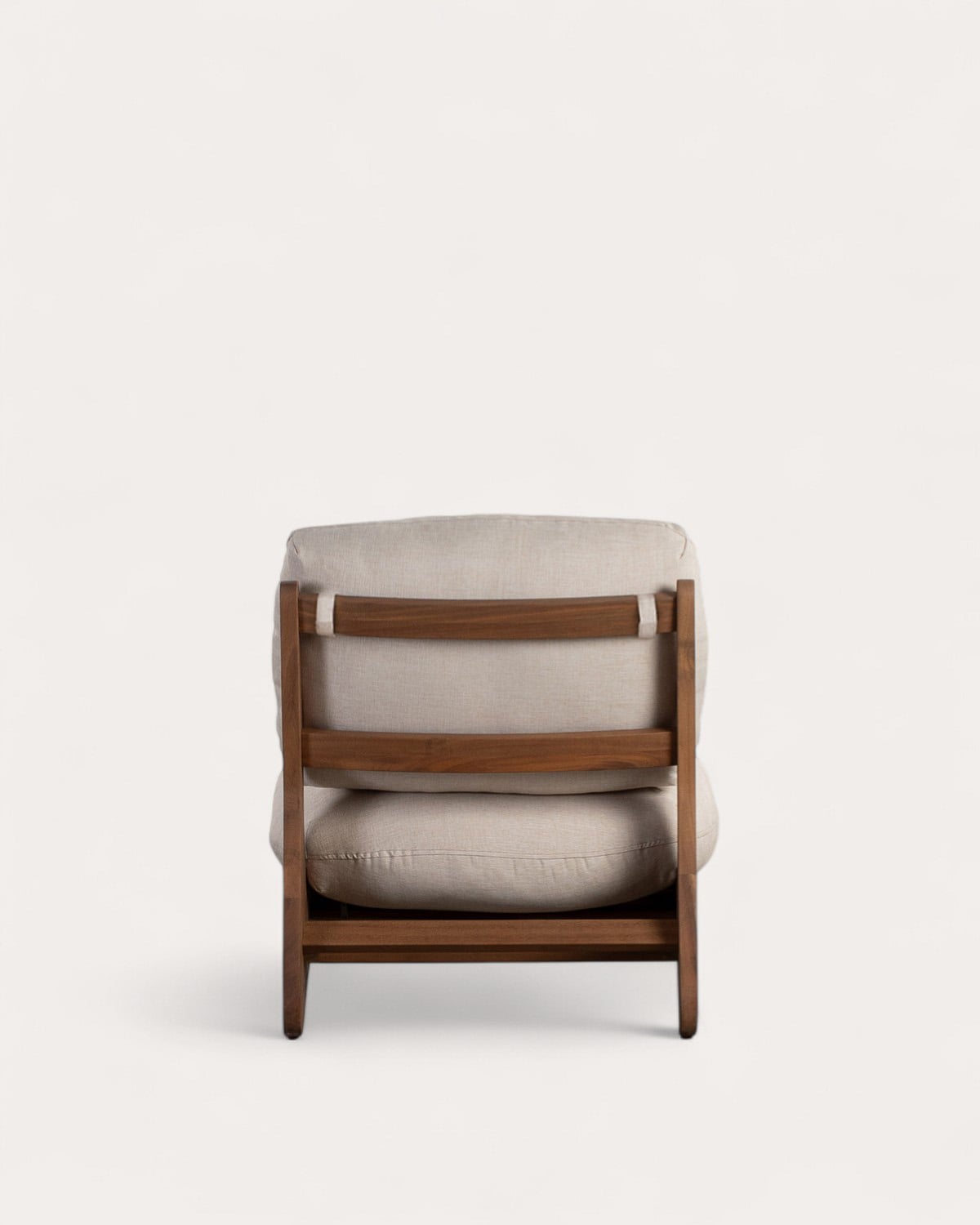 Chaise de Jardin en Bois d'Acacia avec Coussins en Tissu Lorent, image de la gelerie 3