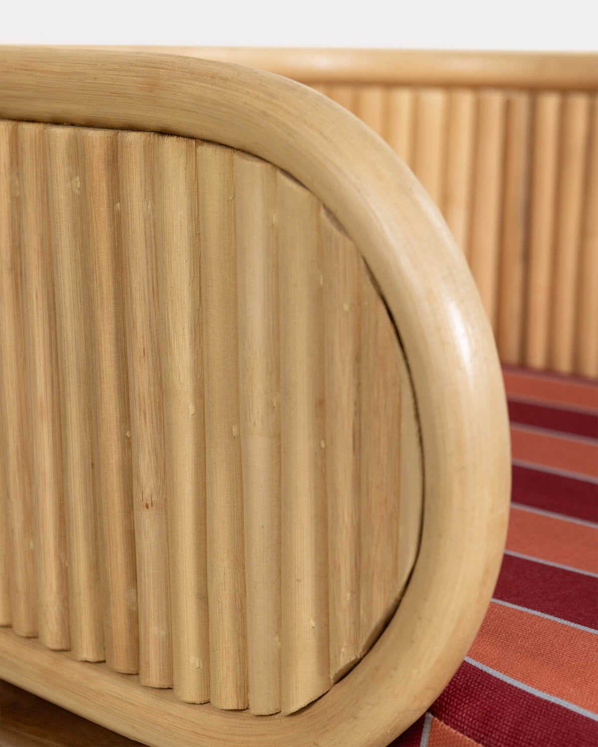 Tabouret Haut en Rotin Naturel (75 cm) Dozza, image de la gelerie 4