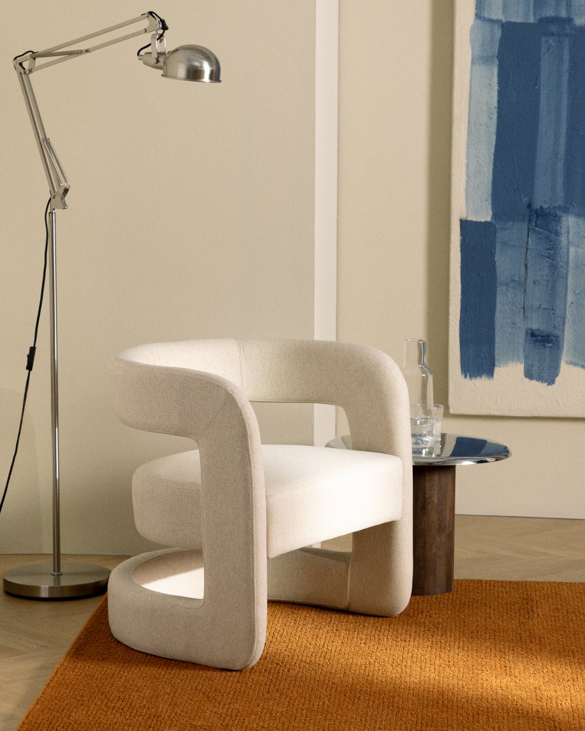 Fauteuil en tissu Winsi, image de la gelerie 2
