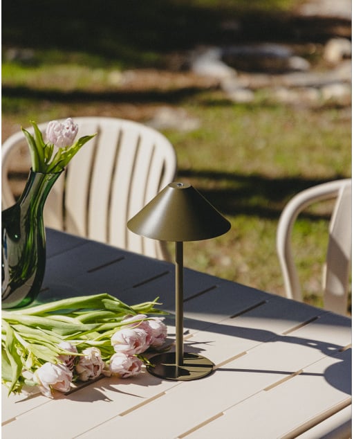 Lampe de Table d'Extérieur à LED Sans Fil à Intensité Variable Gavi