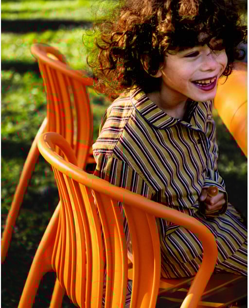 Pack 2 Chaises d'Extérieur en Polypropylène Baztan