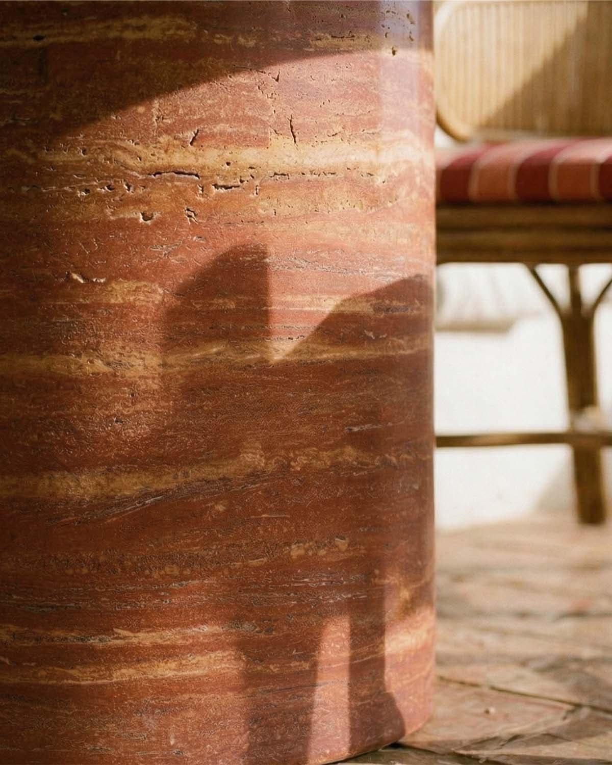 Table Ronde d'Extérieur en Béton (Ø120 cm) Mathis, image de la gelerie 3